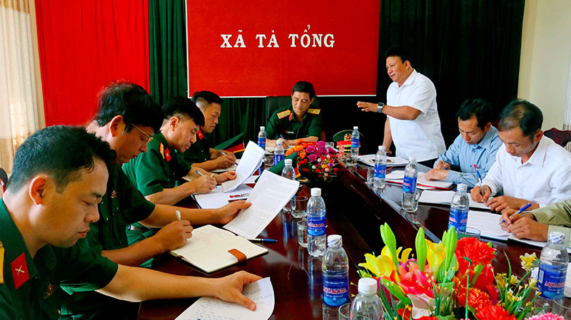 Coi trọng xây dựng thế trận lòng dân ở Tà Tổng

